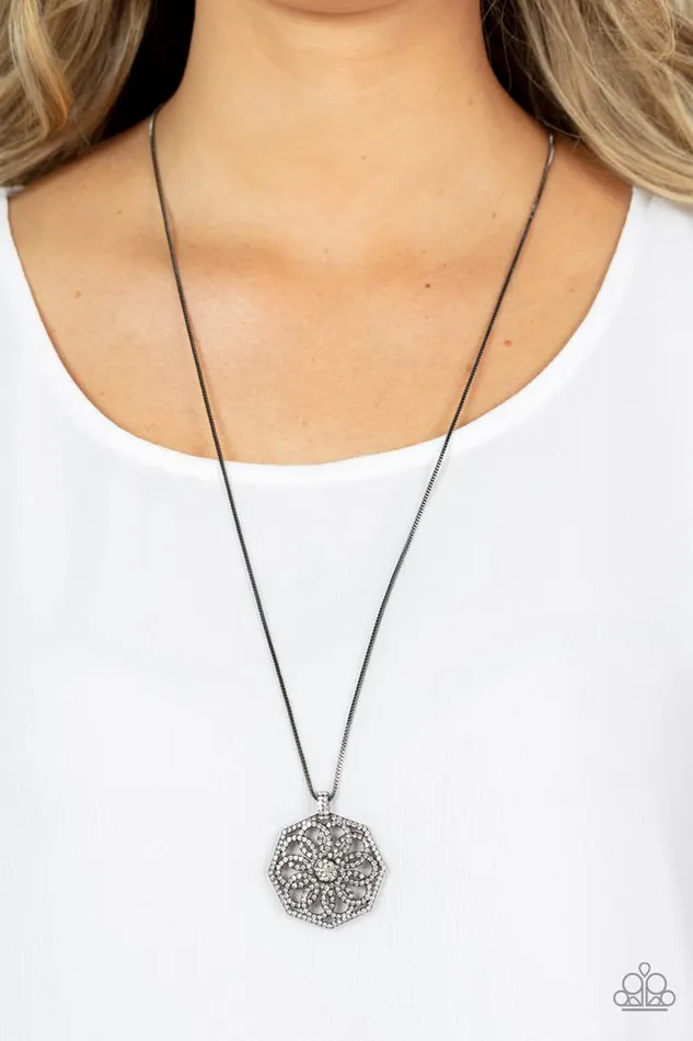 Necklaces Paparazzi Jewelry Paparazzi Necklace Botanical Bling Black