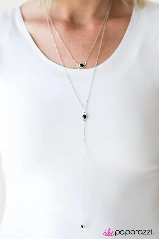 Necklaces Paparazzi Jewelry Paparazzi Necklace Catch Me If You GLAM Black
