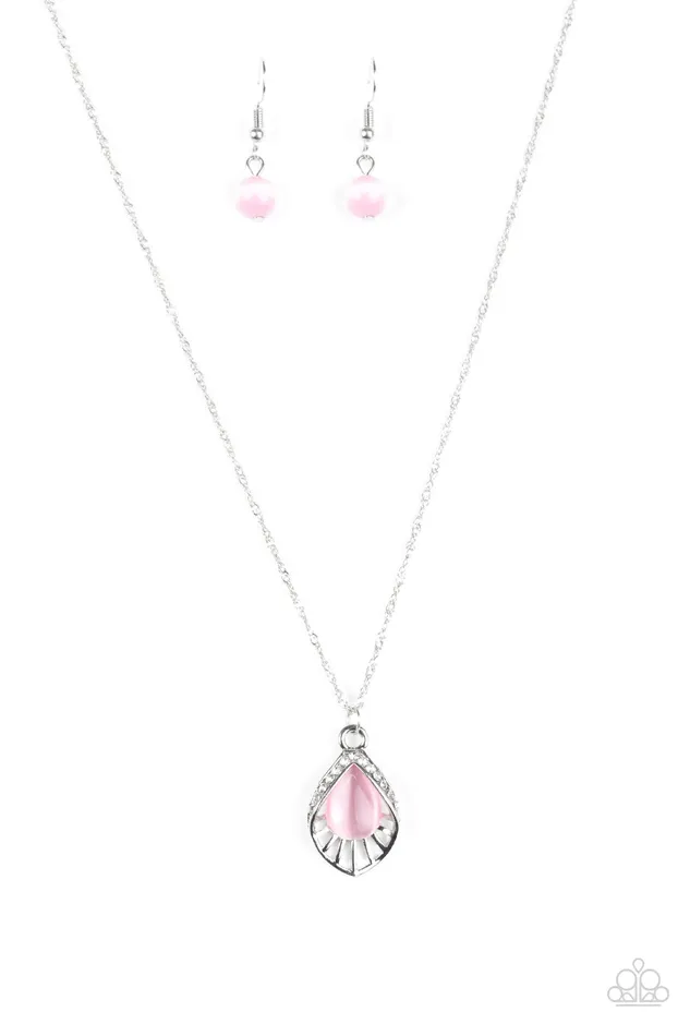 Necklaces Paparazzi Jewelry Paparazzi Necklace Cherished Treasure Pink