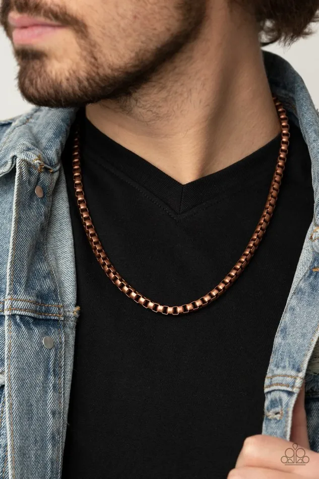 Necklaces Paparazzi Jewelry Paparazzi Necklace Combat Zone Copper