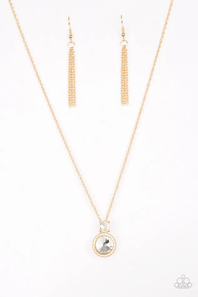 Necklaces Paparazzi Jewelry Paparazzi Necklace Date Night Dazzle Gold