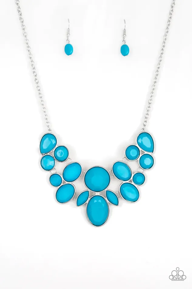 Necklaces Paparazzi Jewelry Paparazzi Necklace DemiDiva Blue