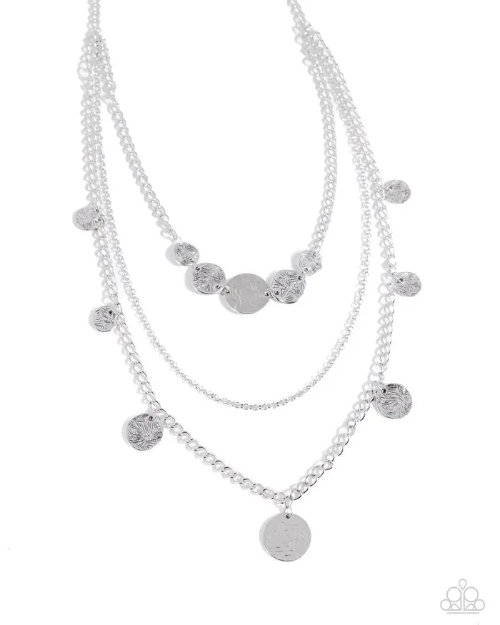 Necklaces Paparazzi Jewelry Paparazzi Necklace Dynasty Dance Silver Necklaces Paparazzi Jewelry Paparazzi Necklace Dynasty Dance Silver