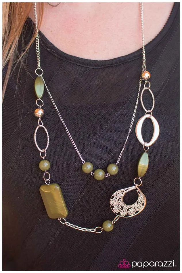 Necklaces Paparazzi Jewelry Paparazzi Necklace Ever So Sweet Green