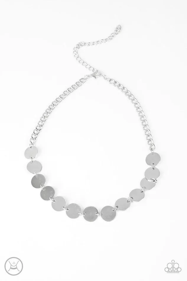 Necklaces Paparazzi Jewelry Paparazzi Necklace Faster Than SPOTLIGHT Silver