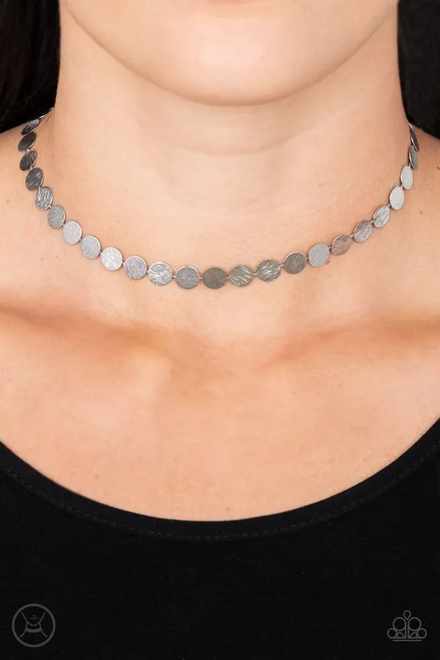 Necklaces Paparazzi Jewelry Paparazzi Necklace Flash Mob Flicker Silver