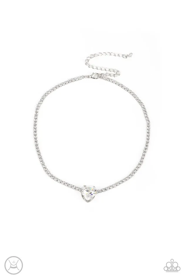 Necklaces Paparazzi Jewelry Paparazzi Necklace Flirty Fianc White Necklaces Paparazzi Jewelry Paparazzi Necklace Flirty Fianc White