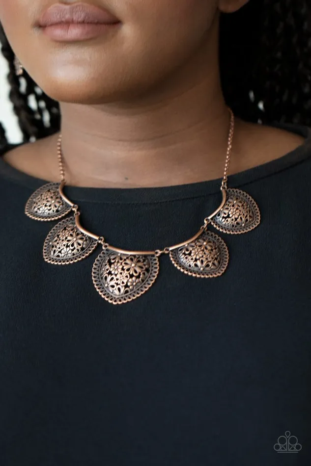 Necklaces Paparazzi Jewelry Paparazzi Necklace Garden Pixie Copper