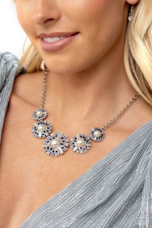 Necklaces Paparazzi Jewelry Paparazzi Necklace Gatsby Gallery Blue