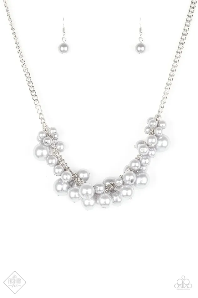 Necklaces Paparazzi Jewelry Paparazzi Necklace Glam Queen Silver