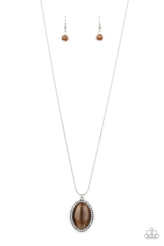 Necklaces Paparazzi Jewelry Paparazzi Necklace GLISTEN To This Brown Necklaces Paparazzi Jewelry Paparazzi Necklace GLISTEN To This Brown