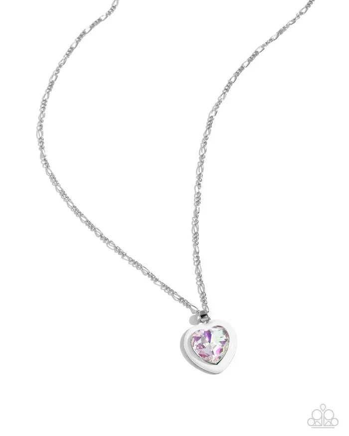 Necklaces Paparazzi Jewelry Paparazzi Necklace Heartfelt Hope White Necklaces Paparazzi Jewelry Paparazzi Necklace Heartfelt Hope White