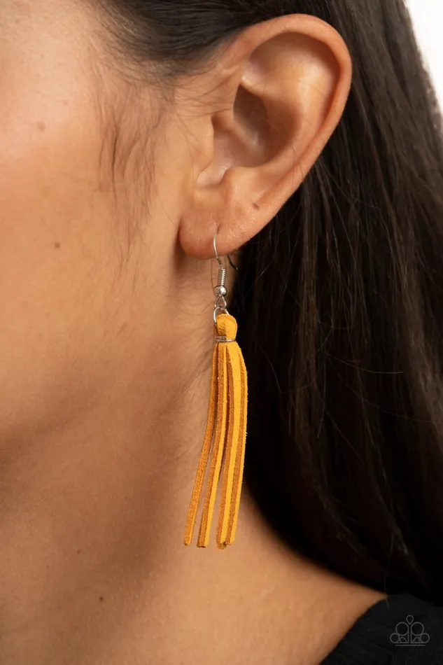 Necklaces Paparazzi Jewelry Paparazzi Necklace Hold My Tassel Yellow Necklaces Paparazzi Jewelry Paparazzi Necklace Hold My Tassel Yellow