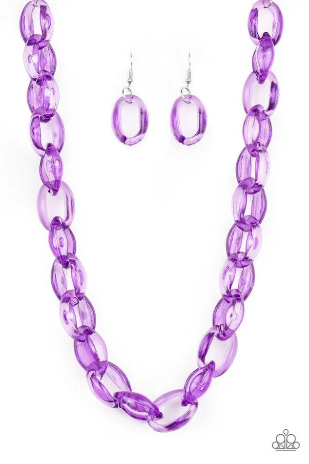 Necklaces Paparazzi Jewelry Paparazzi Necklace Ice Queen Purple