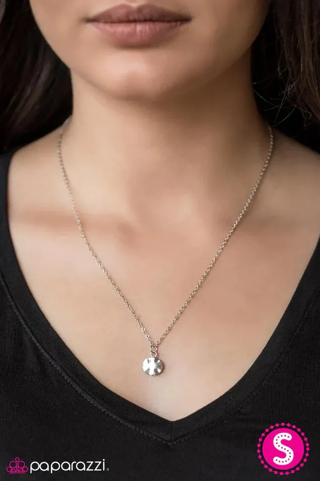 Necklaces Paparazzi Jewelry Paparazzi Necklace Inner Simplicity Silver
