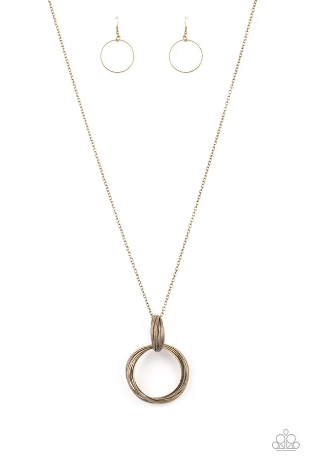 Necklaces Paparazzi Jewelry Paparazzi Necklace My Ears Are Ringing Brass Necklaces Paparazzi Jewelry Paparazzi Necklace My Ears Are Ringing Brass