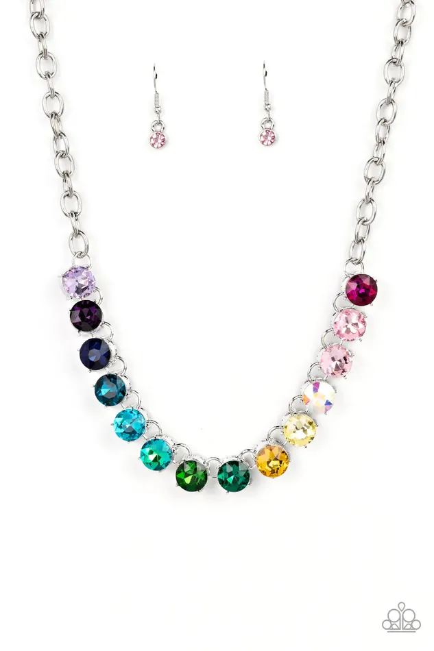 Necklaces Paparazzi Jewelry Paparazzi Necklace Rainbow Resplendence Multi