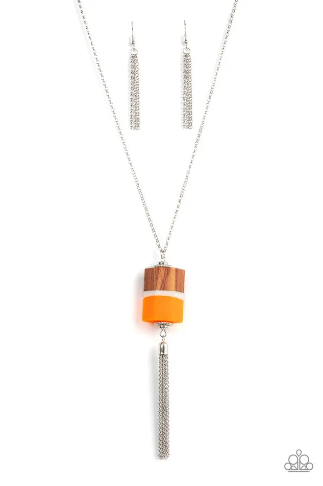 Necklaces Paparazzi Jewelry Paparazzi Necklace Reel It In Orange Necklaces Paparazzi Jewelry Paparazzi Necklace Reel It In Orange