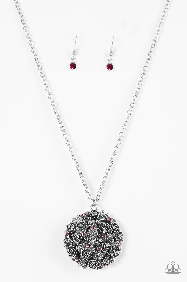 Necklaces Paparazzi Jewelry Paparazzi Necklace Royal In Roses Pink