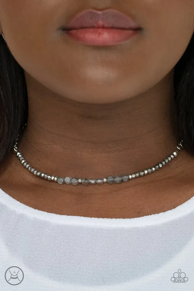 Necklaces Paparazzi Jewelry Paparazzi Necklace Space Odyssey Silver