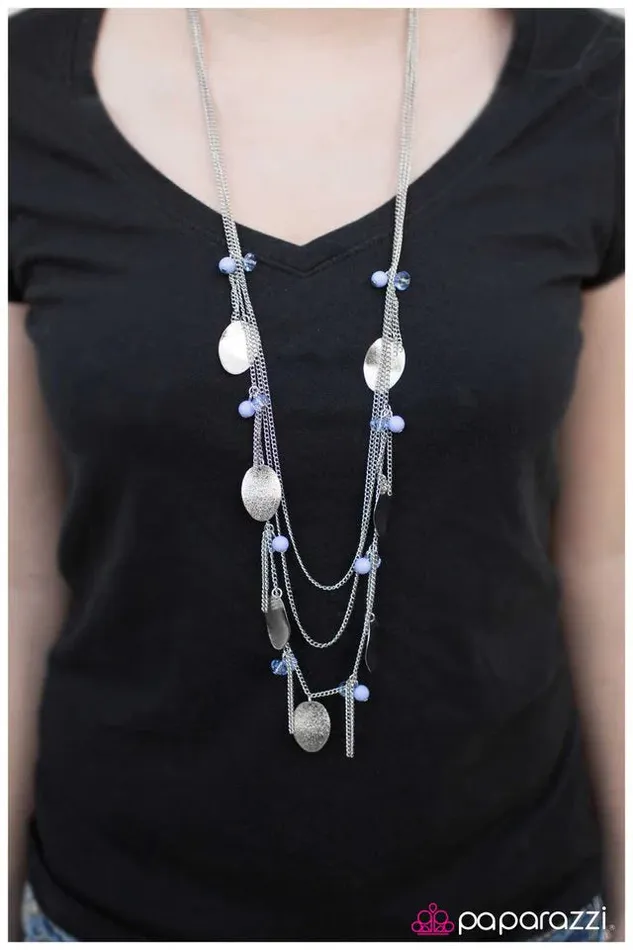 Necklaces Paparazzi Jewelry Paparazzi Necklace The Little Mermaid Blue
