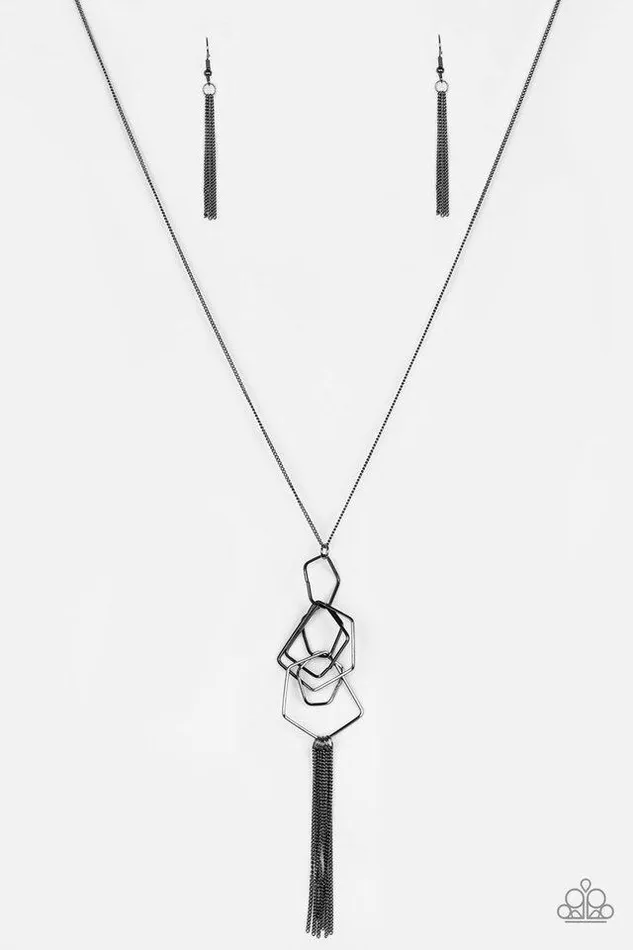 Necklaces Paparazzi Jewelry Paparazzi Necklace The Penthouse Black