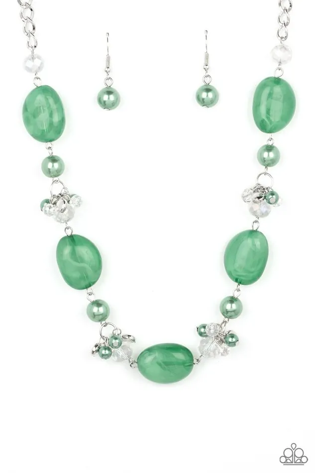 Necklaces Paparazzi Jewelry Paparazzi Necklace The Top TENACIOUS Green Necklaces Paparazzi Jewelry Paparazzi Necklace The Top TENACIOUS Green