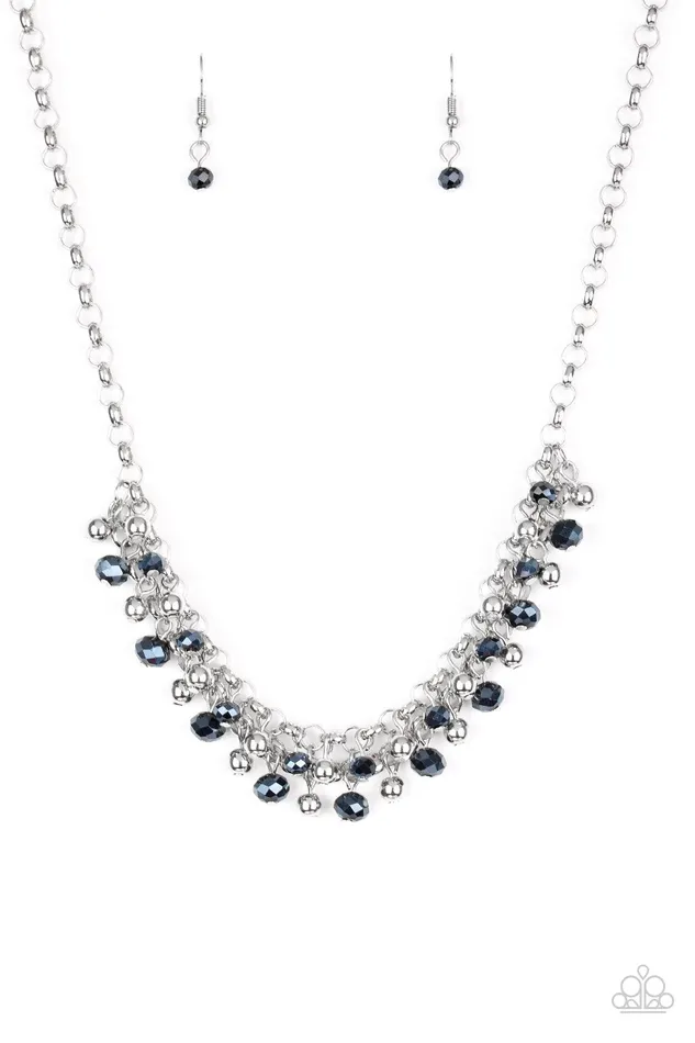 Necklaces Paparazzi Jewelry Paparazzi Necklace Trust Fund Baby Blue