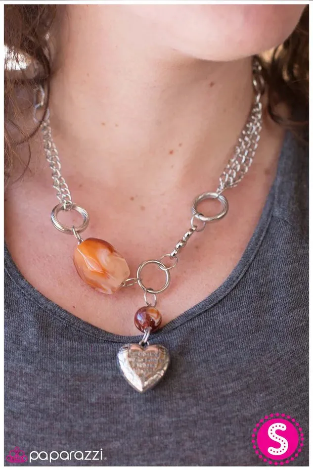 Necklaces Paparazzi Jewelry Paparazzi Necklace Vixen Brown