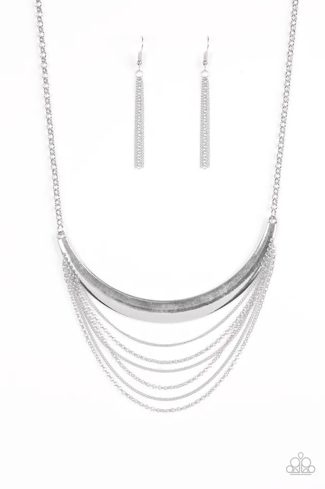 Necklaces Paparazzi Jewelry Paparazzi Necklace Way Wayfarer Silver