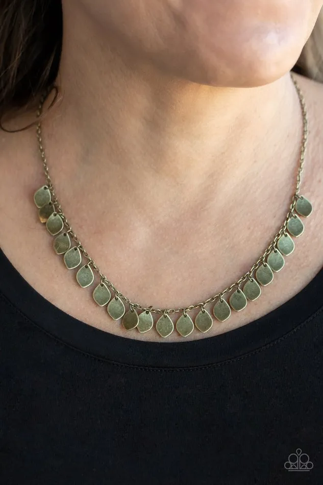Necklaces Paparazzi Necklace Dainty DISCovery Brass Paparazzi Jewelry