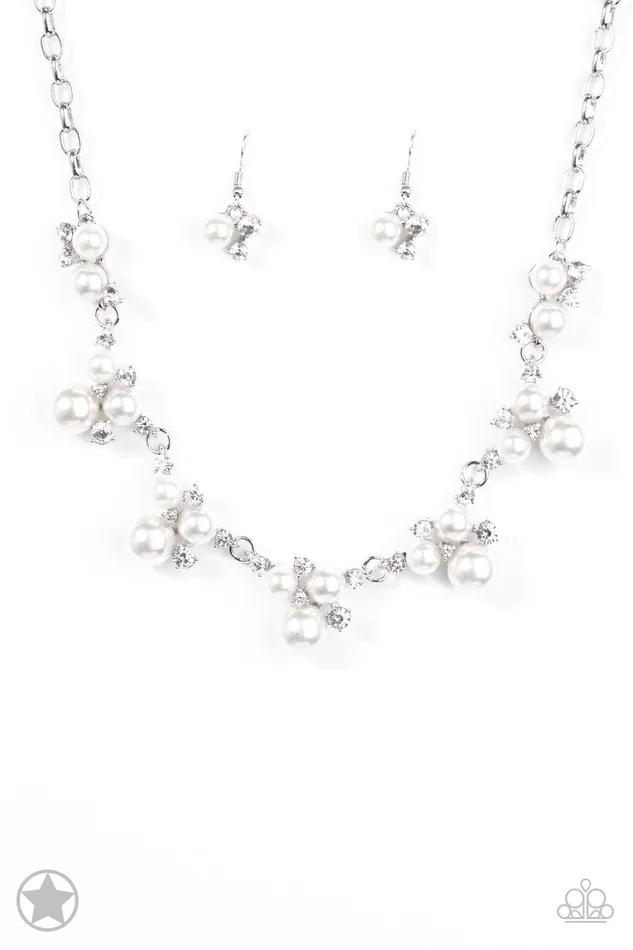 Necklaces Paparazzi Necklace Toast To Perfection White Paparazzi Jewelry