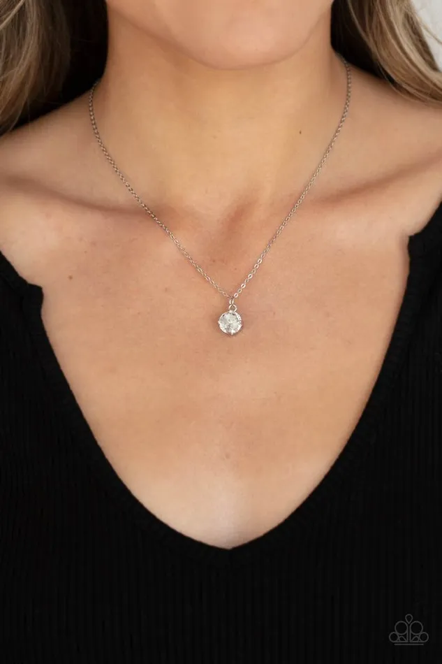 Necklaces Paparazzi Necklace Undeniably Demure White Paparazzi Jewelry