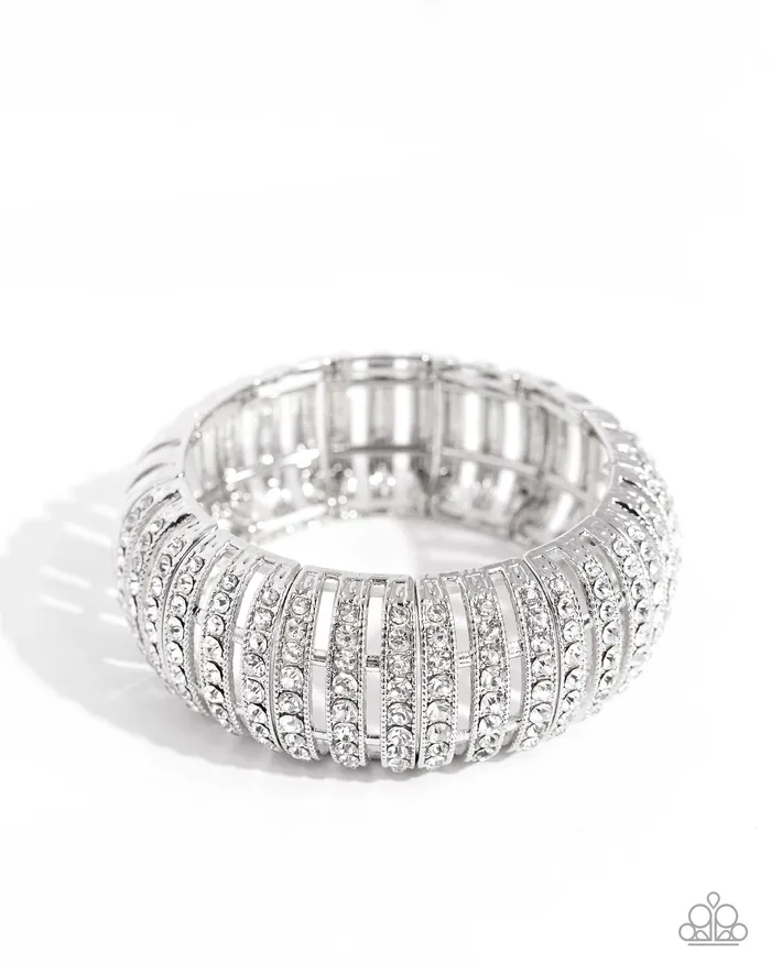 Paparazzi Bracelet Appealing ALister White Paparazzi Jewelry Bracelets