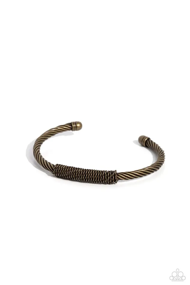 Paparazzi Bracelet CABLEMinded Brass Paparazzi Jewelry Bracelets Paparazzi Bracelet CABLEMinded Brass Paparazzi Jewelry Bracelets