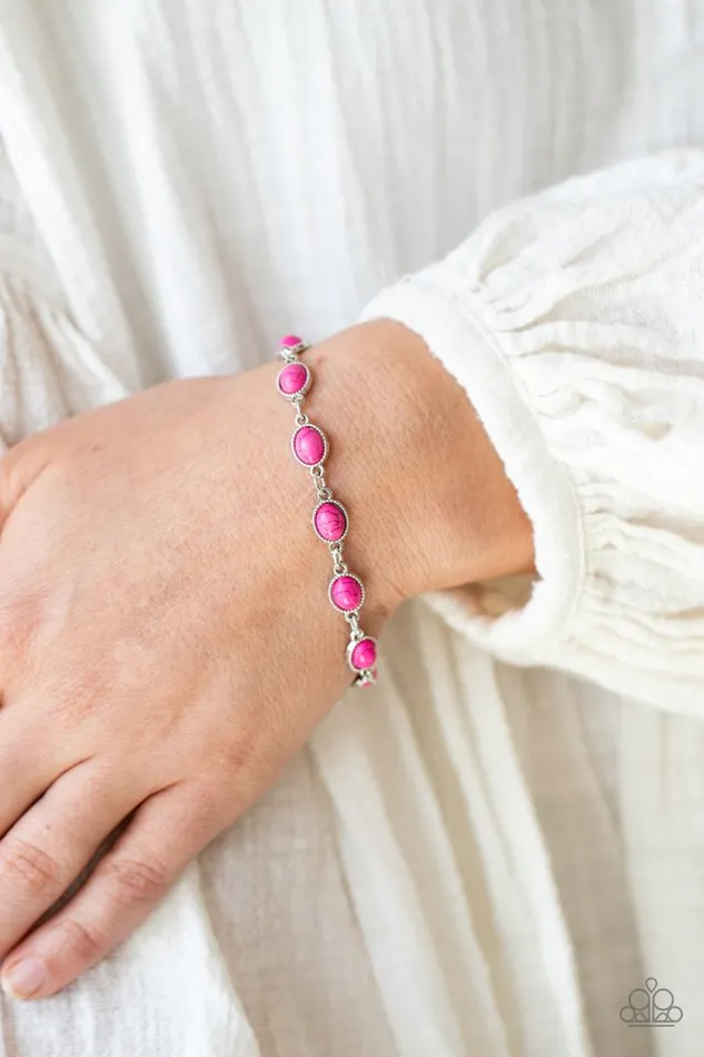 Paparazzi Bracelet Desert Day Trip Pink Paparazzi Jewelry Bracelets
