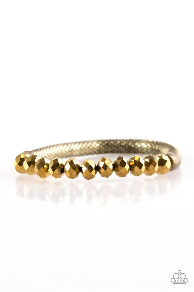 Paparazzi Bracelet Glamorously Grunge Brass Paparazzi Jewelry Bracelets