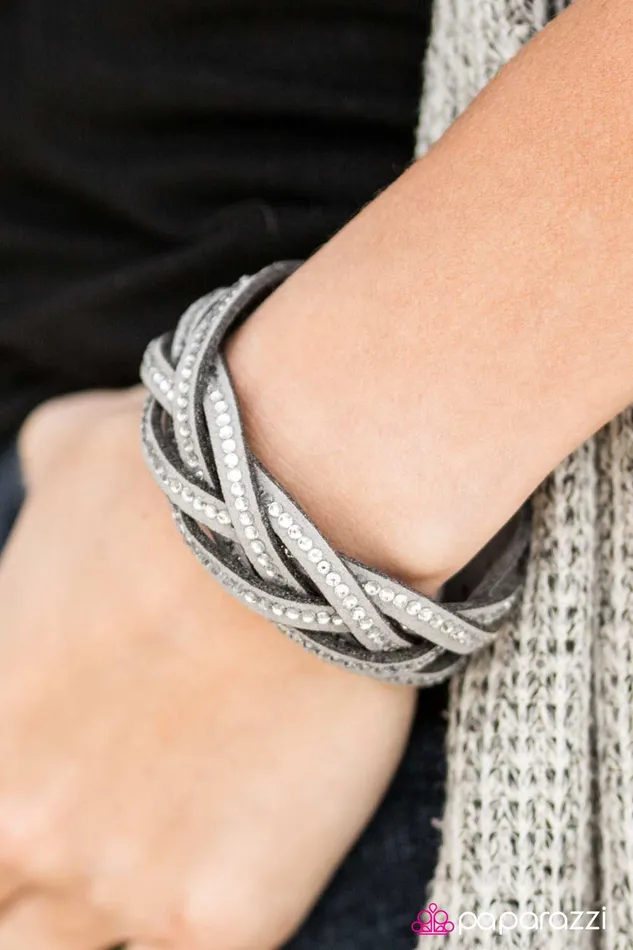 Paparazzi Bracelet Glitter Patrol Silver Paparazzi Jewelry Bracelets