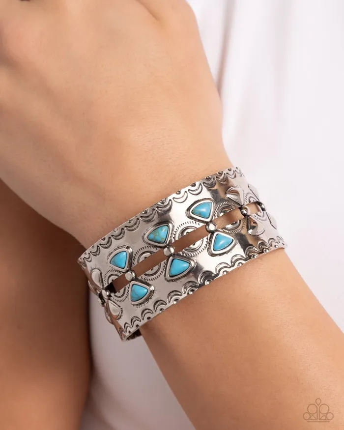 Paparazzi Bracelet Harmonious Haven Blue Paparazzi Jewelry Bracelets
