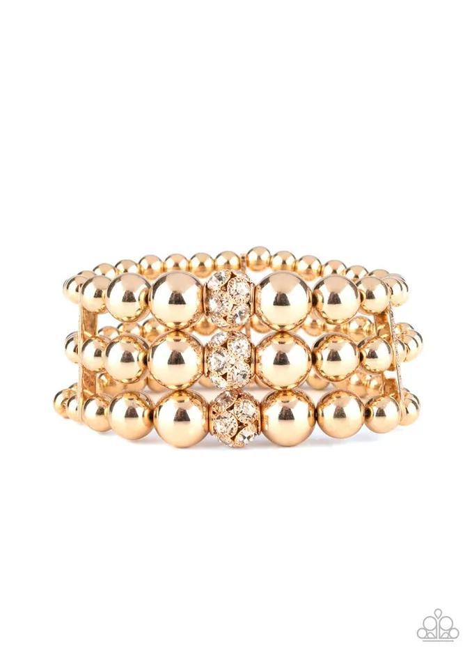 Paparazzi Bracelet Icing On The Top Gold Paparazzi Jewelry Bracelets Paparazzi Bracelet Icing On The Top Gold Paparazzi Jewelry Bracelets