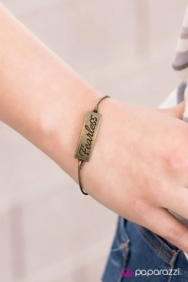 Paparazzi Bracelet Live Fearlessly Brass Paparazzi Jewelry Bracelets