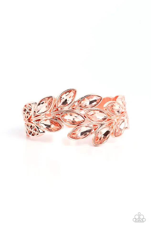 Paparazzi Bracelet Luminous Laurels Copper Paparazzi Jewelry Bracelets Paparazzi Bracelet Luminous Laurels Copper Paparazzi Jewelry Bracelets
