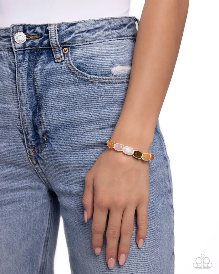 Paparazzi Bracelet Multicolored Mecca Orange Paparazzi Jewelry Bracelets