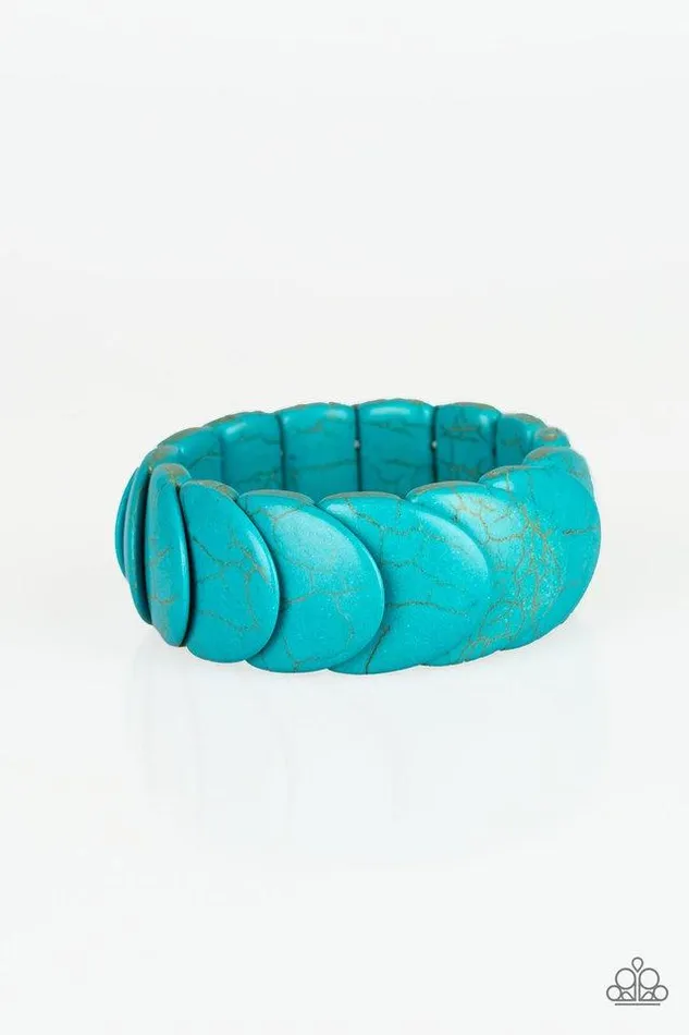 Paparazzi Bracelet Nomadic Nature Blue Paparazzi Jewelry Bracelets