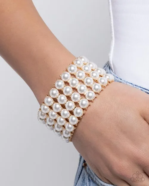 Paparazzi Bracelet Ombr Overture Gold Paparazzi Jewelry Bracelets