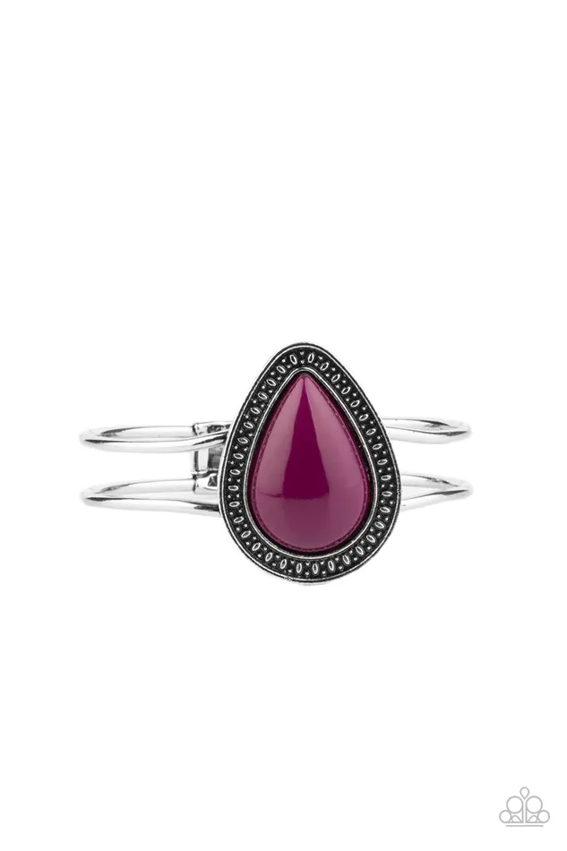 Paparazzi Bracelet Over The Top Pop Purple Paparazzi Jewelry Bracelets