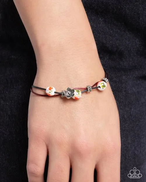 Paparazzi Bracelet Pridefully Painted Red Paparazzi Jewelry Bracelets