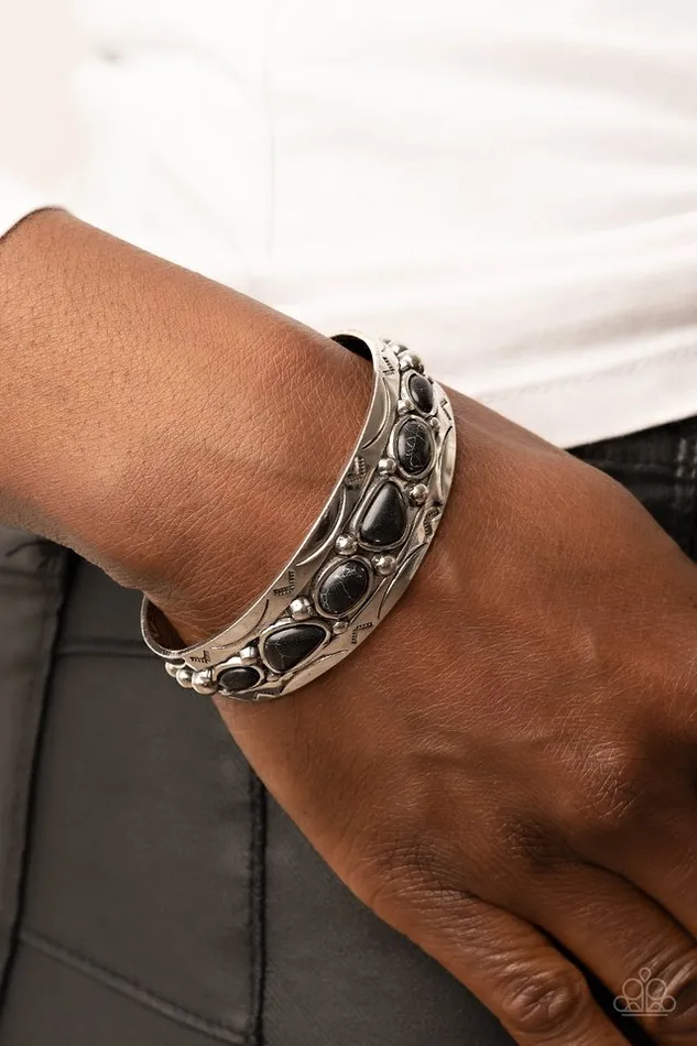 Paparazzi Bracelet Saguaro Sultan Black Paparazzi Jewelry Bracelets