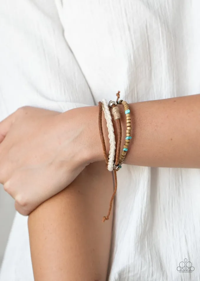 Paparazzi Bracelet Sahara Pilgrim Blue Paparazzi Jewelry Bracelets