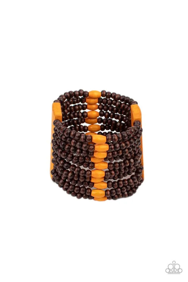 Paparazzi Bracelet Tropical Trendsetter Orange Paparazzi Jewelry Bracelets Paparazzi Bracelet Tropical Trendsetter Orange Paparazzi Jewelry Bracelets